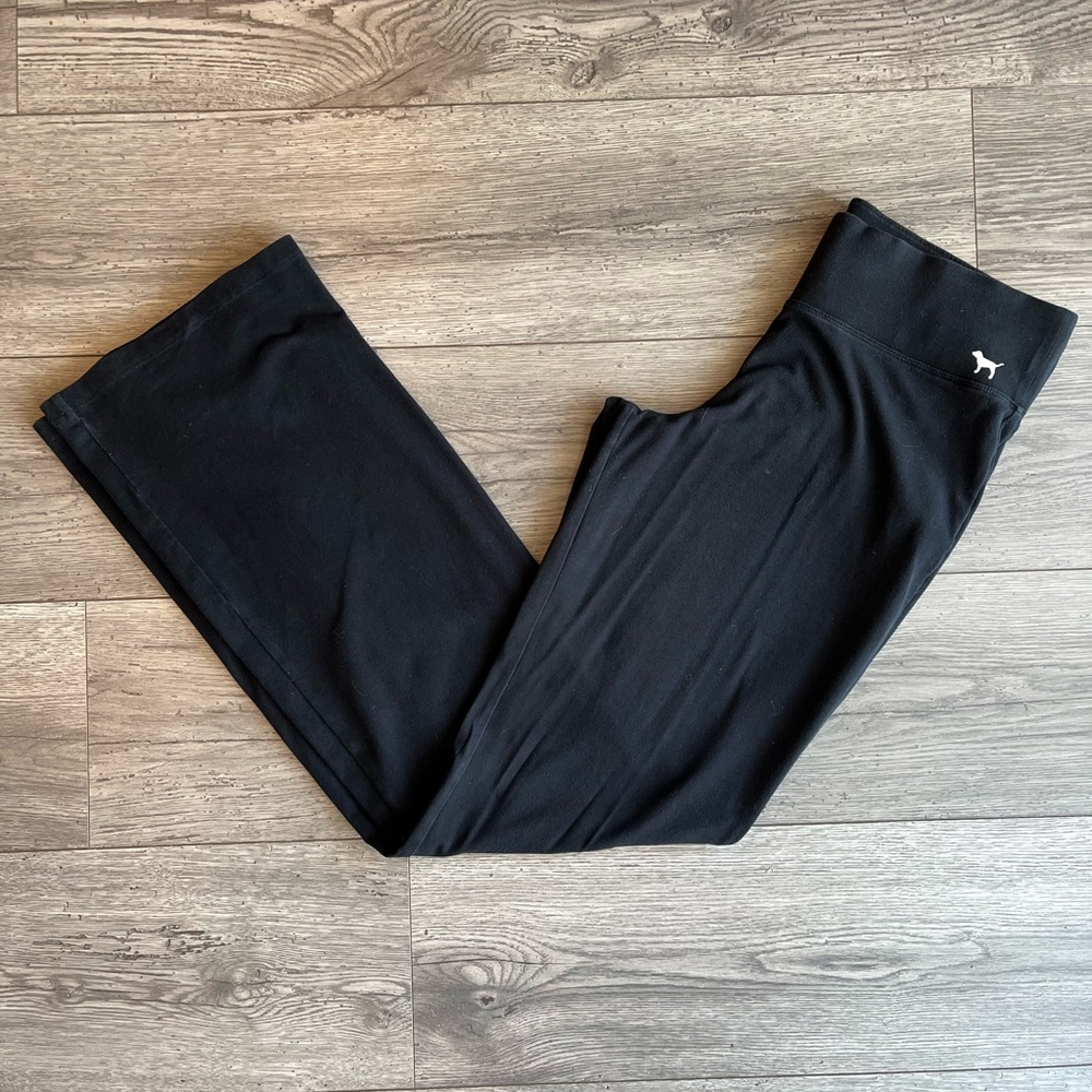 PINK by Victoria’s Secret Yoga Women’s Boot Cut Yoga Pants Leggings Black Size L - Picture 3 of 8